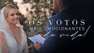 Os votos de Casamento mais EMOCIONANTES  Layla e William [upl. by Fontes]