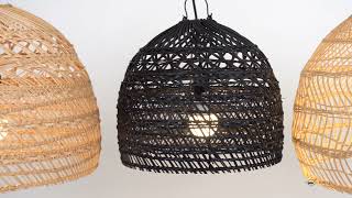 Wicker Pendant Lamp [upl. by Venetia]