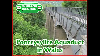 Buckland Junction 307 Pontcysyllte Aqueduct in Wales with Alan on tour in the van 2024 UK holiday [upl. by Pacificia]