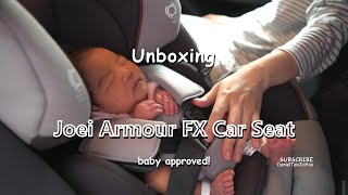 Unboxing and installing the Joie Armour FX Car Seat [upl. by Florentia]