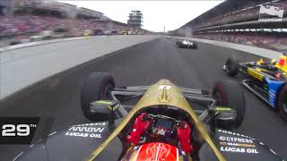 James Hinchcliffes charge from 32nd ➡️ 11th at the 2019 Indy 500 [upl. by Foah28]