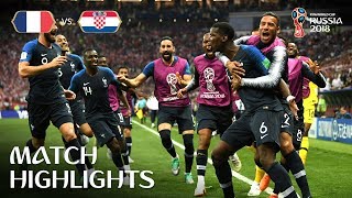 2018 WORLD CUP FINAL France 42 Croatia [upl. by Ocin]