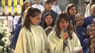 O Panie Ty Nam Dajesz  schola Duszki  08052016 Wniebowstąpienie Pańskie [upl. by Melisent]