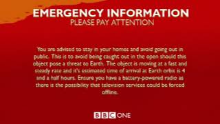 Emergency Alert System UK  2000s BBC Alert Thats No Moon [upl. by Agnot]