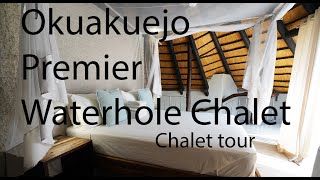 Premier Waterhole Chalet Okaukuejo Resort Etosha Park Namibia [upl. by Najtsirk619]