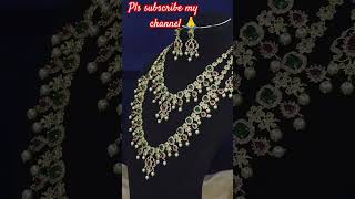 imitationjewellerycollectionwithprice ampcz jewellery long haram  vayralshorts 🔔 pls subscribe 👍🌹💗 [upl. by Iral]