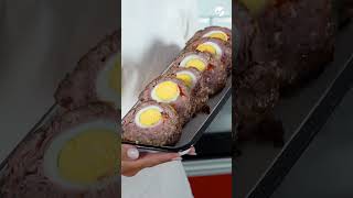 RECETAS  Paso a paso cómo preparar PAN DE CARNE relleno con jamón morrón y huevo  Clarín Cocina [upl. by Cyprio]