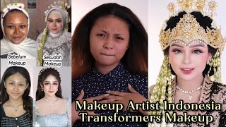 VIRAL Kumpulan Transformasi Makeup Artist Indonesia  Recommended MUA Wedding  Trending Makeup [upl. by Enak]