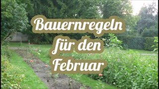 Bauernregeln für den Februar [upl. by Ashbaugh]