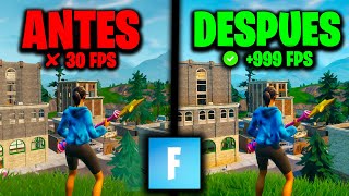 La MEJOR OPTIMIZACION Para FORTNITE C5S3 ✅ AUMENTA tus FPS [upl. by Lindemann687]