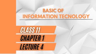 Basic of information technologyoutput Devicestypes of output devicescomputer science class 11 [upl. by Ruder]