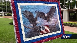 Volunteers with Amedisys Hospice donating quilts to central Alabama veterans [upl. by Pohsib62]