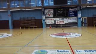 Dernier entrainement pour les basketteurs dAubenas [upl. by Lancey]