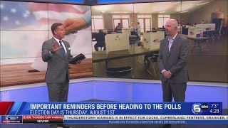 Important reminders from Knox County Election Commission before Aug 1 primaries [upl. by Dong]