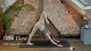 30 MINUTE SLOW YOGA FLOW WITH LUCY SESTO  FABLE YOGA [upl. by Aihcsrop393]