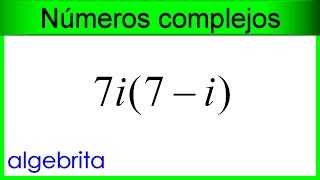 Multiplicación de números complejos en su forma rectangular 336 [upl. by Ainar]