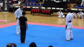 6th World Cup KWF Kumite Moses Sebopa South Africa vs Russia 12 final [upl. by Lalat260]