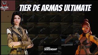 THE FIRST DESCENDANT TIER DE ARMAS ACTUALIZADO NOVIEMBRE 2024 [upl. by Eedoj]