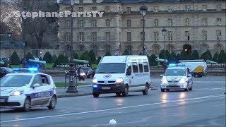 police escorte lAdministration Pénitentiaire [upl. by Ahsinirt]