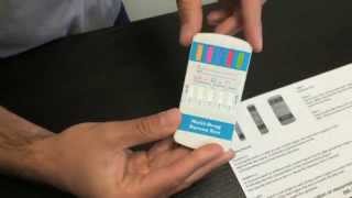 How To Use  Administer AtHome 10Panel Dip Urine Drug Test Kit [upl. by Gylys]