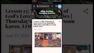 Lesson 13 The Triumph of God’s Love  Two Eternities  Thursdays Marathon Lesson karon LOD [upl. by Bautram13]