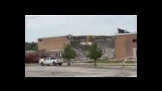 Cloverleaf high school demolition [upl. by Goerke]