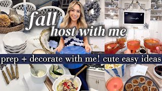 FALL GIRLS NIGHT 2024  Decorating for Fall and Prep with me to Host [upl. by Ran646]