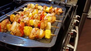 Chicken Kabobs in the Oven in 30 Minutes [upl. by Nnayar945]