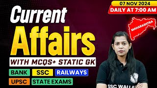 Current Affairs Today  07 November 2024  Current Affairs 2024  Daily Current Affairs  Krati Mam [upl. by Arihsan]