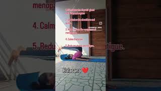 Halasana benefits❤️yoga ytshorts yogini india flexibility youtube youtubeshorts shorts love [upl. by Atteugram830]