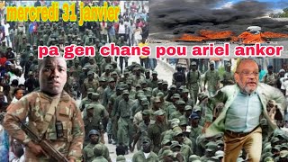 09 février vidéo pa gen chans pou ariel ankor Guy rive popilasyon an ak bsap fe yon sel pote boure [upl. by Itsa]