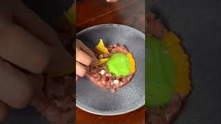 Tuna Nikkei Tartare by Chefs from Lima London Restaurantchef finedining kitchen [upl. by Con]