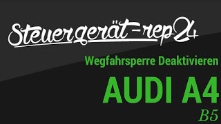 AUDI WEGFAHRSPERRE DEAKTIVIEREN  Startet nicht  IMMO OFF [upl. by Einahteb822]