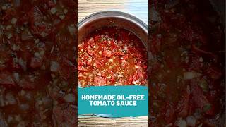 How to Make OilFree Vegan Homemade Tomato Sauce [upl. by Airekahs]