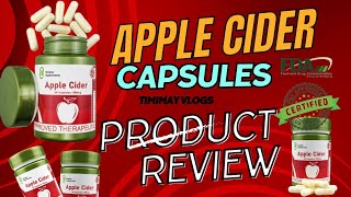 APPLE CIDER CAPSULE PRODUCT REVIEW Simplee Supplements  Timimay Vlogs [upl. by Kurth478]