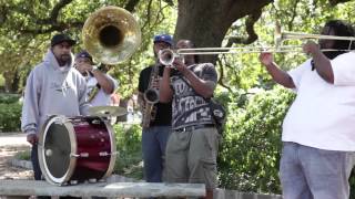 Free Agents Brass Band  Saints  Live  The Streets Of New Orleans [upl. by Ihcehcu]