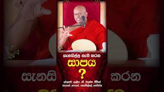 සැනසිල්ල නැති කරන සාපය 🤔🍃 Venerable Welimada Saddaseela Thero [upl. by Iemaj]