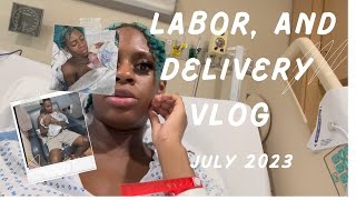 Labor amp Delivery Vlog  induced at 36 weeks [upl. by Annhoj307]