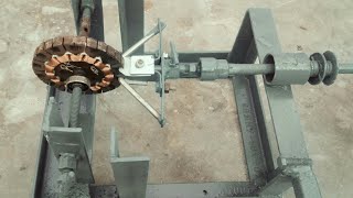 Hommade ceiling fan winding machine [upl. by Eenej]