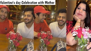 Siddharth Nigam Abhishek Nigam celebrate Valentines day 2024 with Mother  Siddharth Nigam [upl. by Incrocci371]