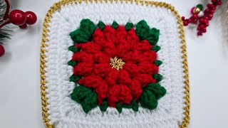 Hermosos 💜 crochet tutorial fácil Grannys a crochet cuadro a crochet [upl. by Leavy]