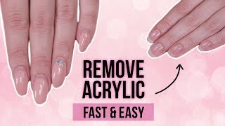 🚫 How to Remove Acrylics  Fast and Easy 😱 [upl. by Llebpmac]