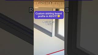 Revit tip 8  Part 2 How to make custom skirting board profile in Revit  wall sweep [upl. by Hans]