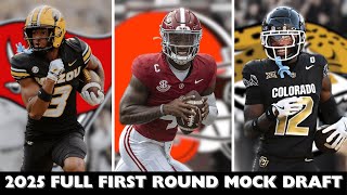 My 2025 NFL Mock Draft FULL FIRST ROUND [upl. by Ellehcen]