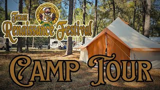 Tour Our Camp at the Texas Renaissance Festival 2024 Season [upl. by Fletch]