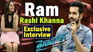 Exclusive Interview With Ram and Rashi Khanna on Hyper Movie  Coffees and Movies [upl. by Paddie]