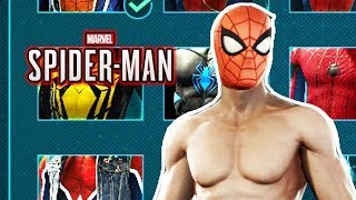 SpiderMan Ps4  The 100 Completion Suit Costume [upl. by Georgianna]