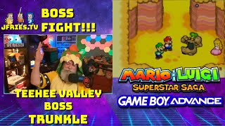 Highlight Mario amp Luigi Superstar Saga  Teehee Valley Boss  Trunkle [upl. by Reace]