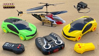 RFD018 RC Helicopter amp 2RC RemoteControl Car’s Unboxing and Testing😍helicopter supercars rc car [upl. by Ledah]