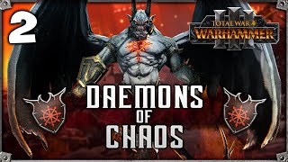 REALM OF THE BLOOD GOD Total War Warhammer 3  Daemon Prince  Daemons of Chaos Campaign 2 [upl. by Cyprian]